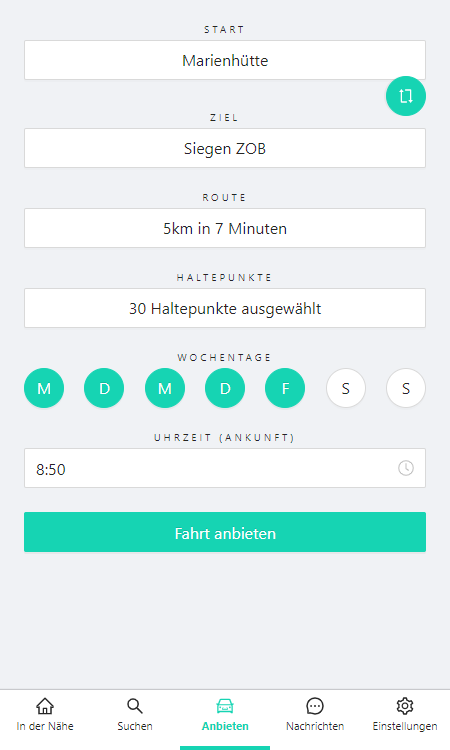 Screenshot des Chats
